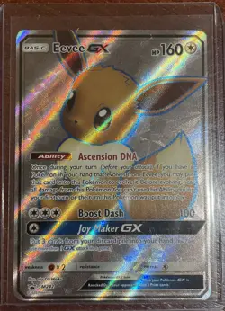 Eevee GX - SM242 - Full Art Promo Black Star Ultra Rare Holo - Pokemon Card - NM - Image 1