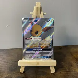 Eevee GX SM242 Ultra Rare Holo Full Art Pokemon Black Star Promo Card NM/Mint - Image 1