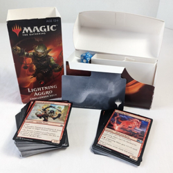 MTG CCG TCG Card Game Challenger Deck LIGHTNING AGGRO Used COMPLETE WotC G/VG - Image 2