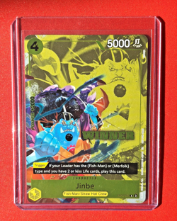 One Piece Winner Card Jinbe Winner Pack 2025 Vol 3 Foil EB02-055 R - Image 2