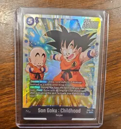Son Goku : Childhood FB06-119 Secret Rare Dragon Ball Card Rivals Clash - Image 1