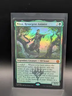 MTG - Nissa, Resurgent Animist - FOIL - Legendary Creature- MAT #22 - Mythic -NM - Image 1