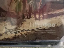 Magic the Gathering Bazaar of Baghdad Playmat Signed Artist Christopher Moeller - Image 2