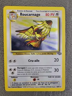 Roucarnage (Pidgeot) 8/64 Rare Holo - Jungle Francais FRENCH Pokemon TCG NM - Image 1