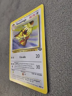 Roucarnage (Pidgeot) 8/64 Rare Holo - Jungle Francais FRENCH Pokemon TCG NM - Image 3