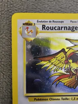 Roucarnage (Pidgeot) 8/64 Rare Holo - Jungle Francais FRENCH Pokemon TCG NM - Image 4