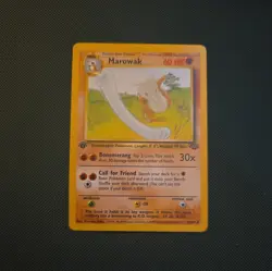 Pokemon TCG Marowak 39/64 Jungle First Edition Uncommon Vintage - Image 1