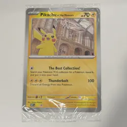 Pokemon x Natural History Museum Pikachu Jumbo Promo (GLOBAL SHIPPING) In Hand - Image 1