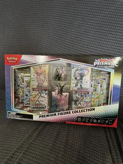 2x Pokemon TCG SV 8.5 Prismatic Premium Figure Collection - Espeon & Umbreon - Image 1