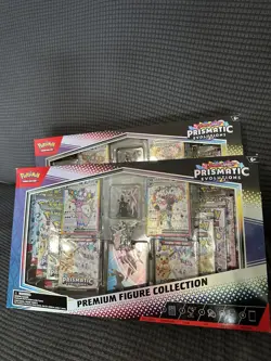 2x Pokemon TCG SV 8.5 Prismatic Premium Figure Collection - Espeon & Umbreon - Image 2