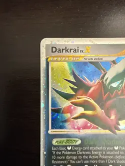 Pokemon TCG Darkrai Lv.X DP19 Holo - 2008 Diamond & Pearl Black Star Promo LP - Image 5