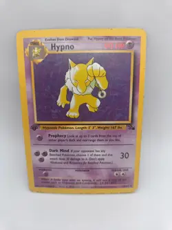 Hypno 23/62 1st Edition WOTC 1999 Fossil Vintage Pokemon Card *HP Condition* - Image 3