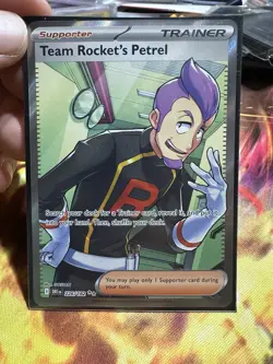 Pokemon TCG Trainer Team Rockets Petrel 226/182 Near Mint - Image 1