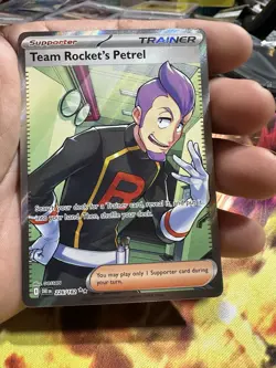 Pokemon TCG Trainer Team Rockets Petrel 226/182 Near Mint - Image 2