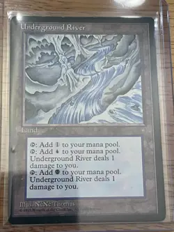 MTG: Underground River: Ice Age: Lightly Played (Excellent) - Image 1