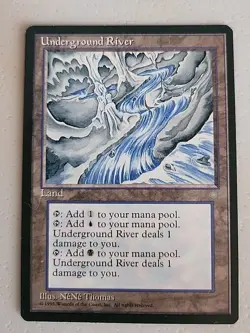 Underground River Ice Age LP Lightly Played MTG - Image 1