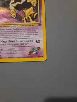 Sabrina's Alakazam 16/132 Gym Challenge Holo - Image 5