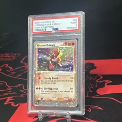 Hitmonchan EX 98/109 Ruby and Sapphire Holo Pokemon Psa 9 mint 2003 - Image 3
