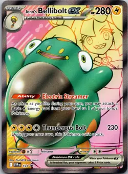 Iono's Bellibolt ex SV: Scarlet & Violet Promo Cards 194 NM - Image 1