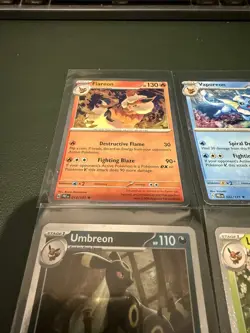 Pokemon Prismatic Evolutions Costco Mini Tins Cosmo Promo Cards (8 Cards Total) - Image 2