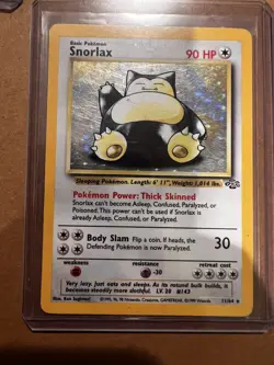 Snorlax 11/64 1999 Jungle Set Holo 1st Edition Unlimited Pokemon Card - Image 2