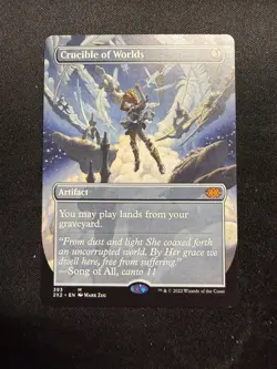 Crucible of Worlds BORDERLESS - NM - Double Masters MtG - Image 1