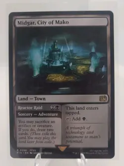 Midgar, City of Mako #0286 R Regular MTG Final Fantasy NM - Image 1