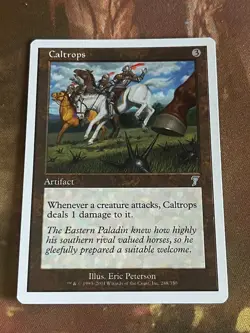 1x CALTROPS - 7th Edition - MTG - Magic the Gathering - Image 1