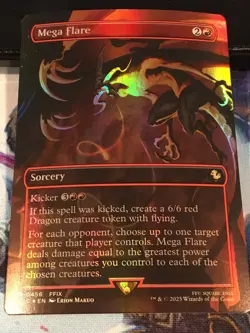 Mega Flare (Borderless) FOIL - FINAL FANTASY MTG: Near Mint - Image 1