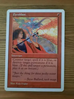 MTG Magic Gathering - 1 x Pyroblast - 5th EditionU - Ex - Image 1