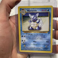 Pokemon TCG Wartortle 63/130 Regular Uncommon Base Set 2 LP Lightly Played Vtg - Image 1