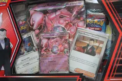 POKEMON TEAM ROCKET'S MEWTWO EX BOX WEAR TO BOX BUT SEALED - Image 3