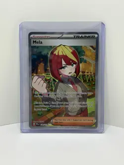 Mela - 140/131 - Pokemon Prismatic Evolutions Ultra Rare NM - Image 1