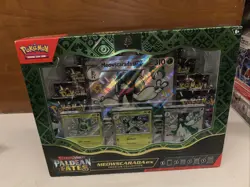 Pokemon: Paldean Fates Meowscorada EX Premium Collection Sealed - Image 1