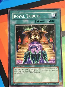 | Yugioh Royal Tribute PGD-091 1st Edition Pharaonic Guardian NM - Image 1