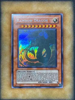 Yugioh Rainbow Dragon TAEV-EN006 Ghost Rare NM - Image 1