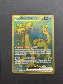 Pokemon TCG Chien-Pao ex Scarlet & Violet: Paldean Fates 242/091 Holo Hyper Rare - Image 1