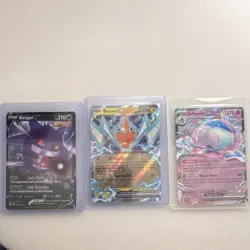 Pokemon TCG Gengar V Rotom GX Jellicent GX Foil Lot 3 Cards - Image 1