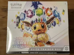 Pokemon Prismatic Evolutions Elite Trainer Box Factory Sealed with plastic case - Image 1