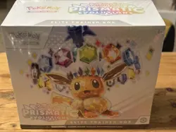 Pokemon Prismatic Evolutions Elite Trainer Box Factory Sealed with plastic case - Image 2