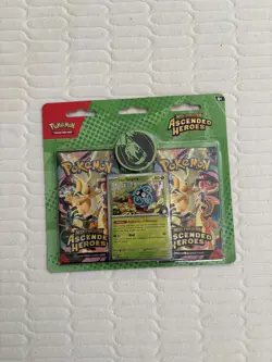 Pokemon TCG Ascended Heroes 2 Pack Blister Erika’s Tangela Sealed IN HAND UK - Image 1
