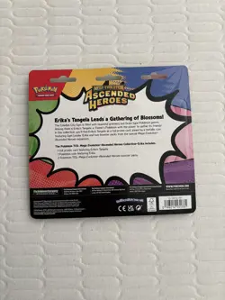 Pokemon TCG Ascended Heroes 2 Pack Blister Erika’s Tangela Sealed IN HAND UK - Image 2