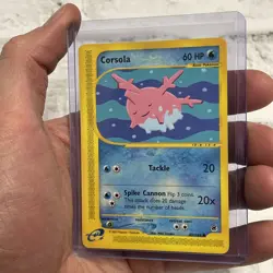 CORSOLA - Expedition Base Set 102/165 - Pokemon e-Card Series 2002 LP+ Common - Image 2
