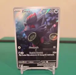 Pokemon Zorua 75/64 NM Shrouded Fable Illustration Rare - Image 1