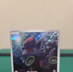 Pokemon Zorua 75/64 NM Shrouded Fable Illustration Rare - Image 5