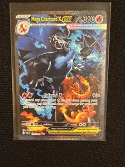 Mega Charizard X ex- Special Illustration Rare Pokemon 125/094 PSA 10 WORTHY! - Image 1
