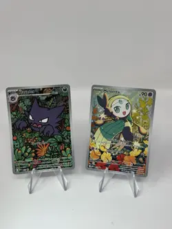 Haunter 027 Mega Evolution Pokemon Meloetta 026 Rare Promo Full Art Holo New Hot - Image 1