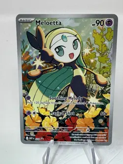 Haunter 027 Mega Evolution Pokemon Meloetta 026 Rare Promo Full Art Holo New Hot - Image 4