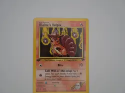 2000 Pokemon Gym Challenge 1st Edition Blaine's Vulpix #66/132 MINT - Image 1