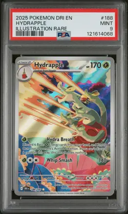 HYDRAPPLE #188 ILLUSTRATION RARE 2025 POKEMON DRI EN DESTINED RIVAL PSA 9 MINT - Image 1
